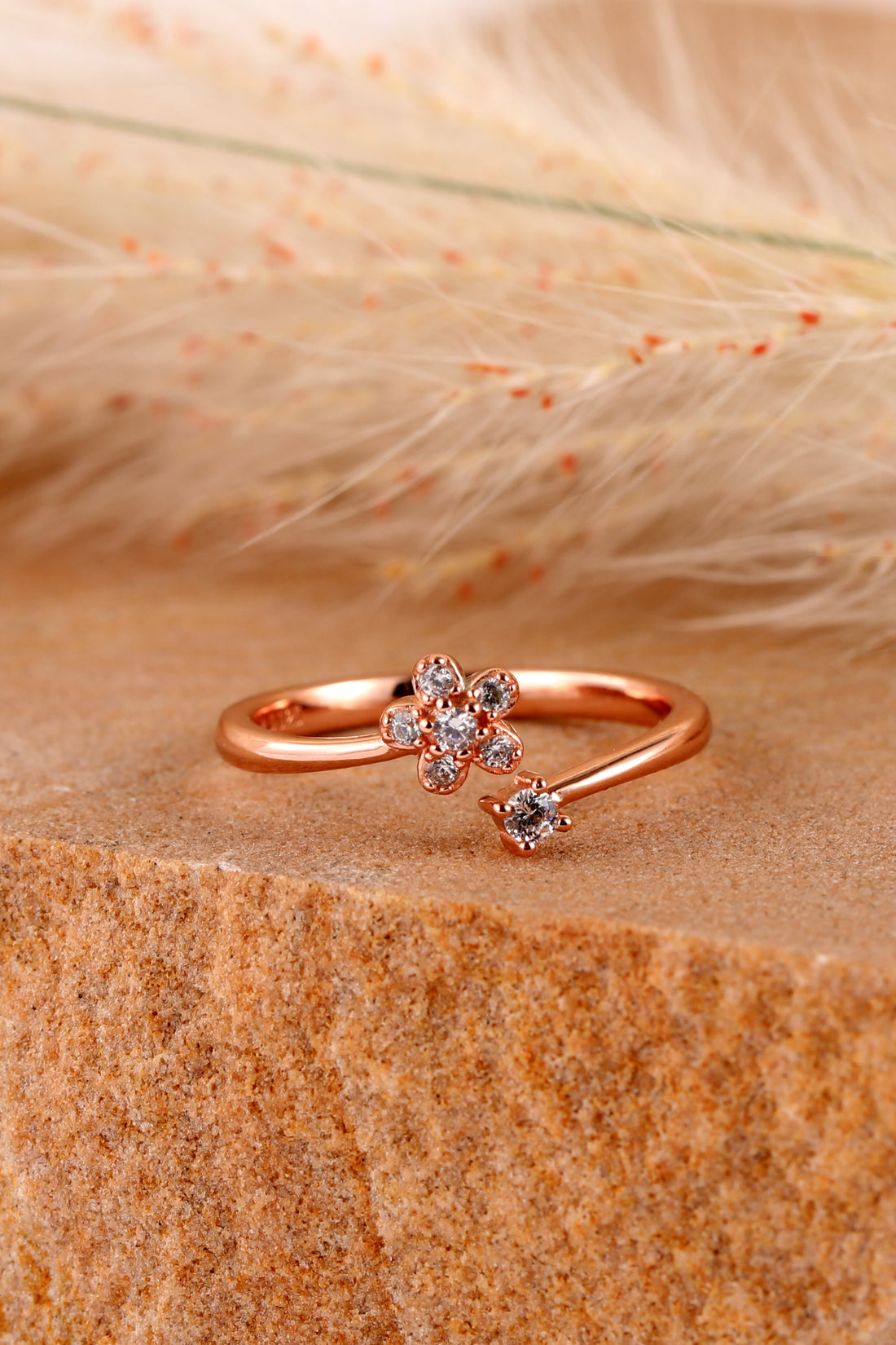 Bud n Block Ring