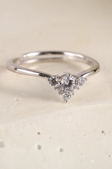 Tiara Silver Ring