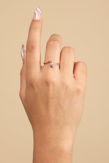 Bud n Block Ring