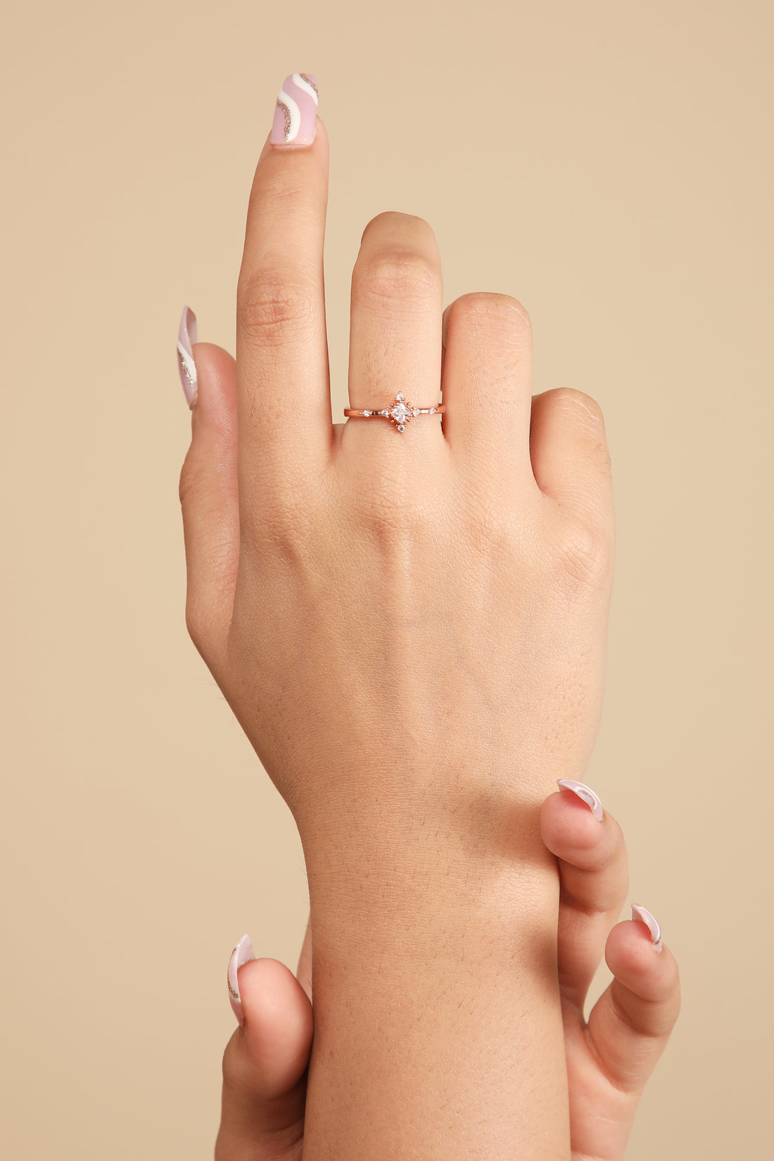 Bella Bling Rose Gold Ring