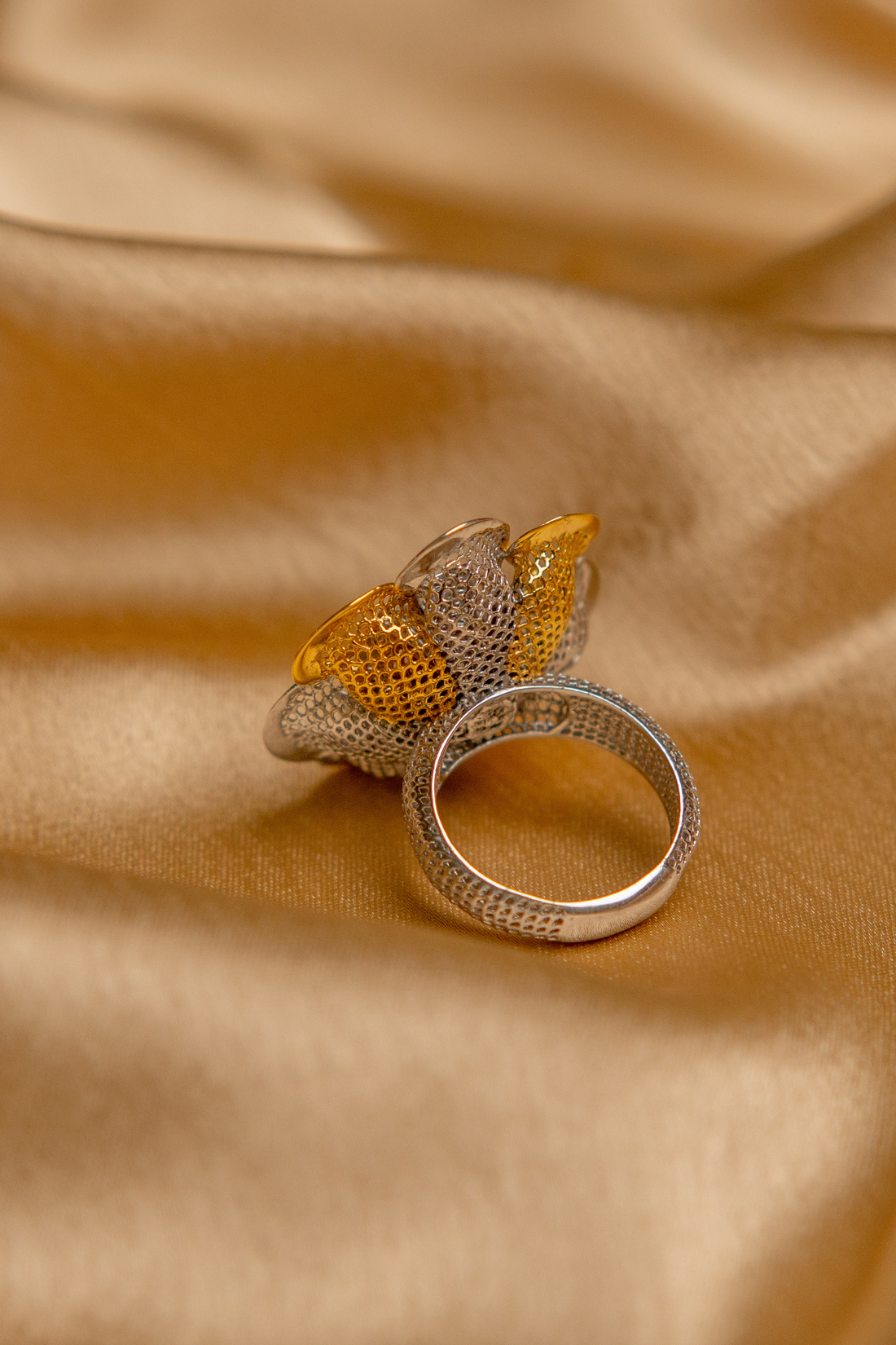 Floral Vintage Cocktail Ring