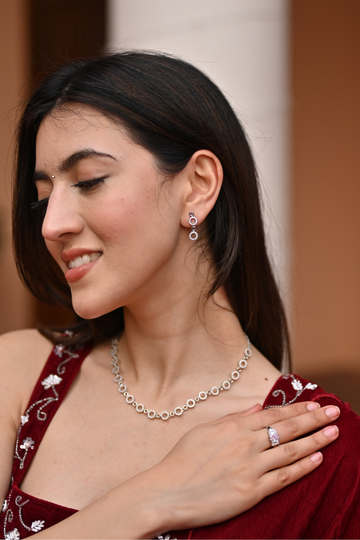 Aura Crystal Necklace Set