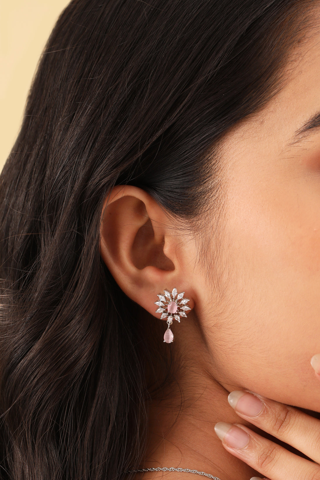 Daisy Pink Pendant Set