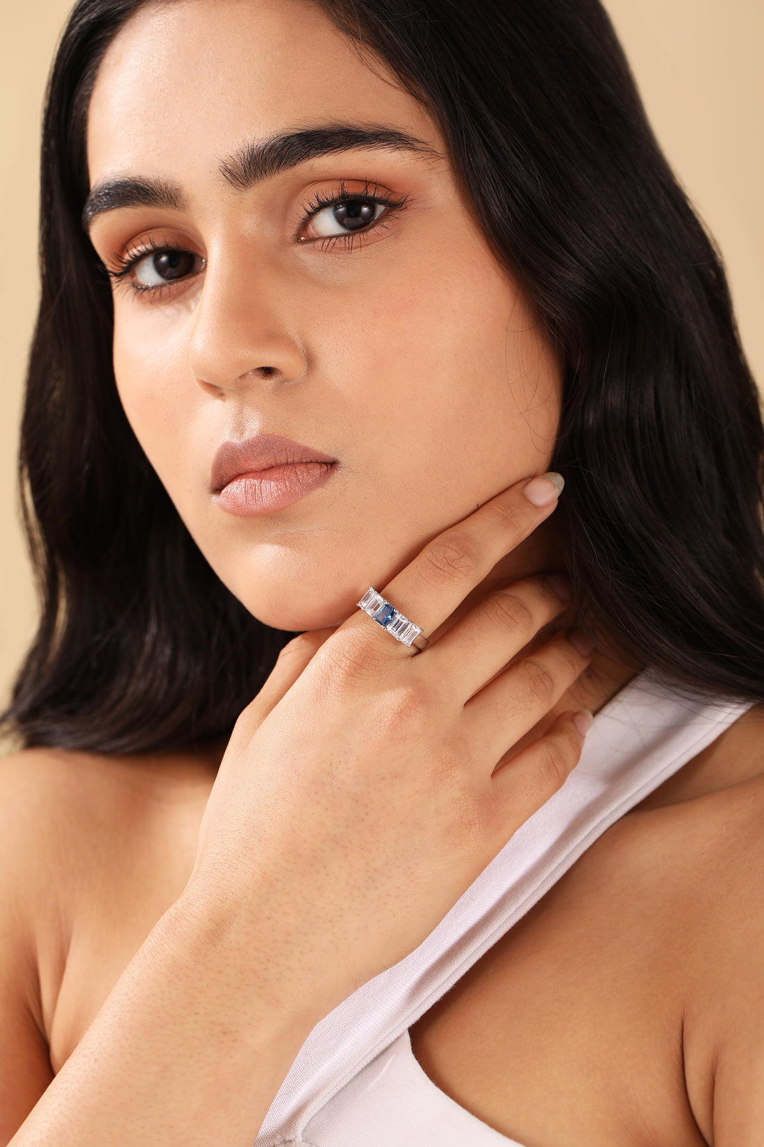 Once in a Blue Moon Statement Ring