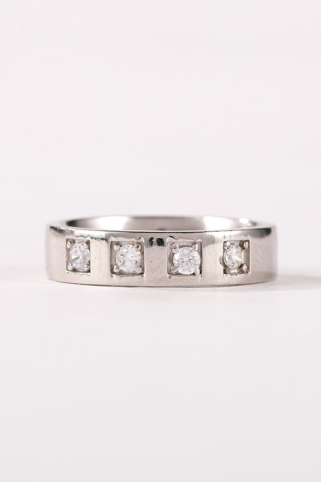 Eternal Harmony Silver Men Ring Band- Valentine Special
