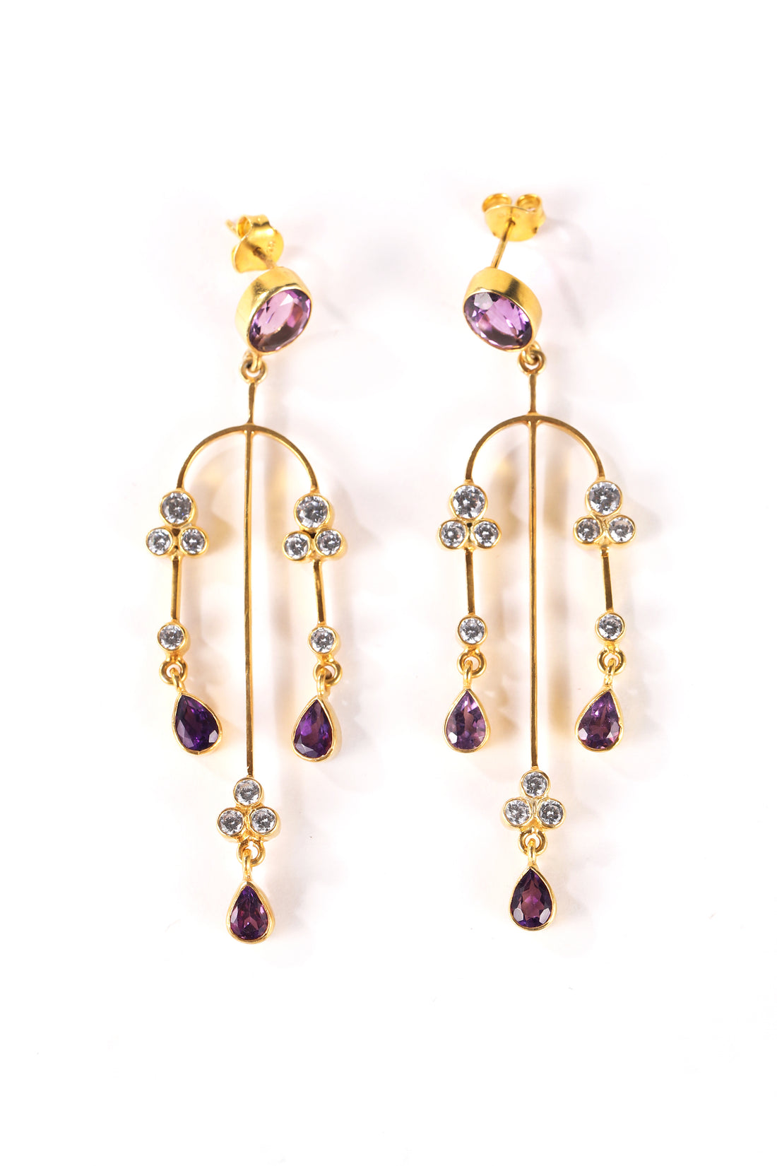 Vidhi The Amethyst Earring