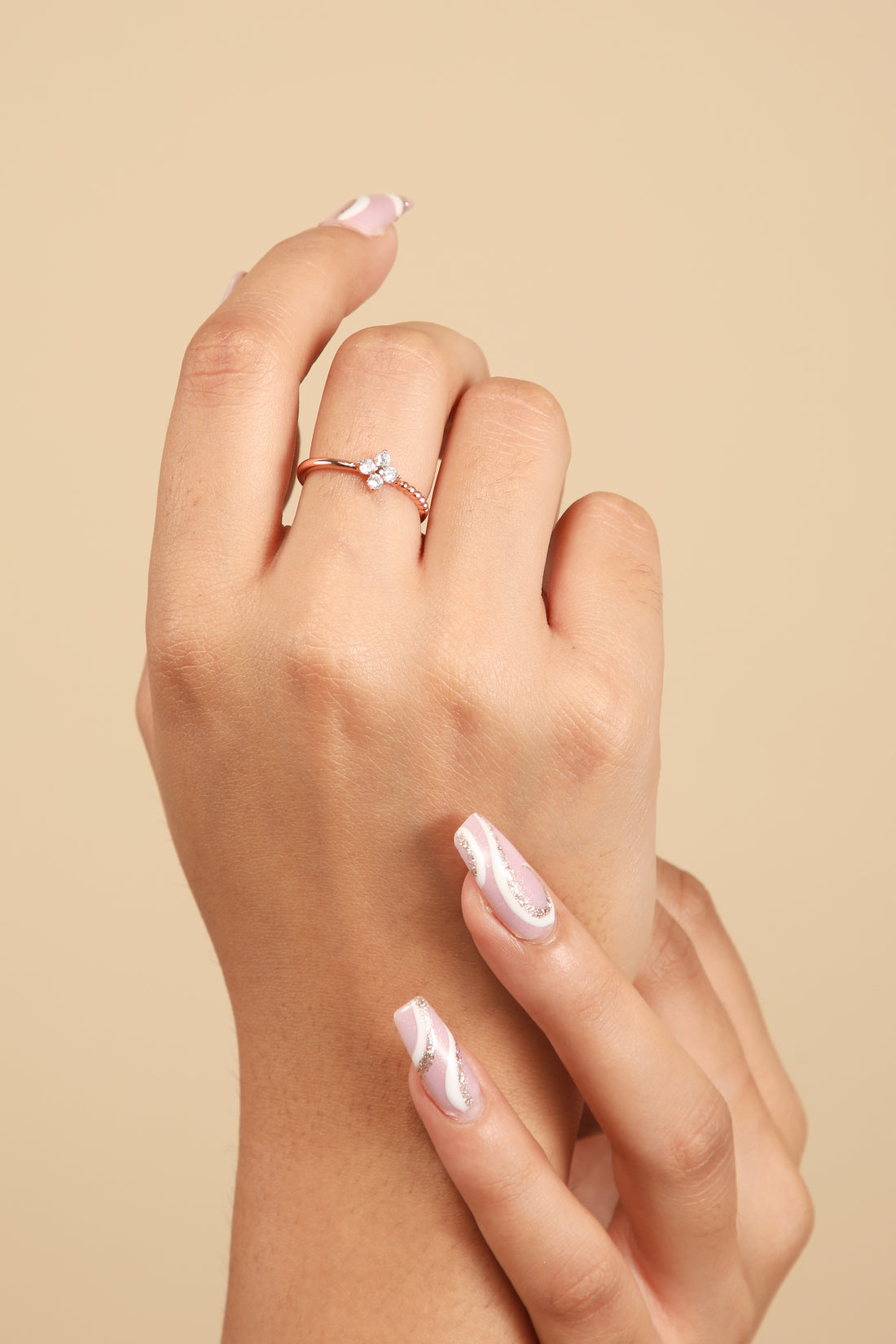 Rosebud Rose Gold Ring