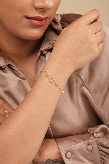 Starry Eye Gold Evil Eye Bracelet