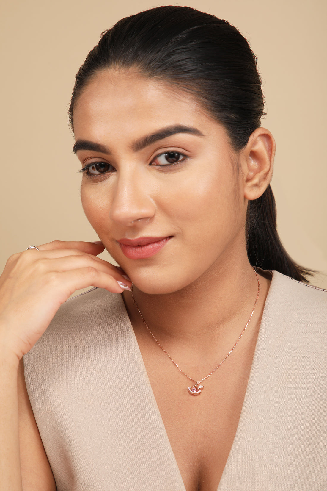 Jingle Jiggle Rose Gold Pendant