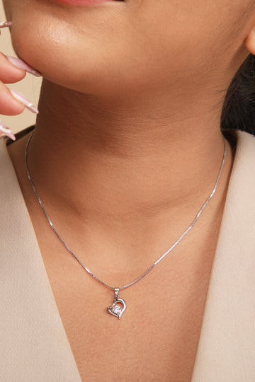 Love in Ocean Silver Pendant