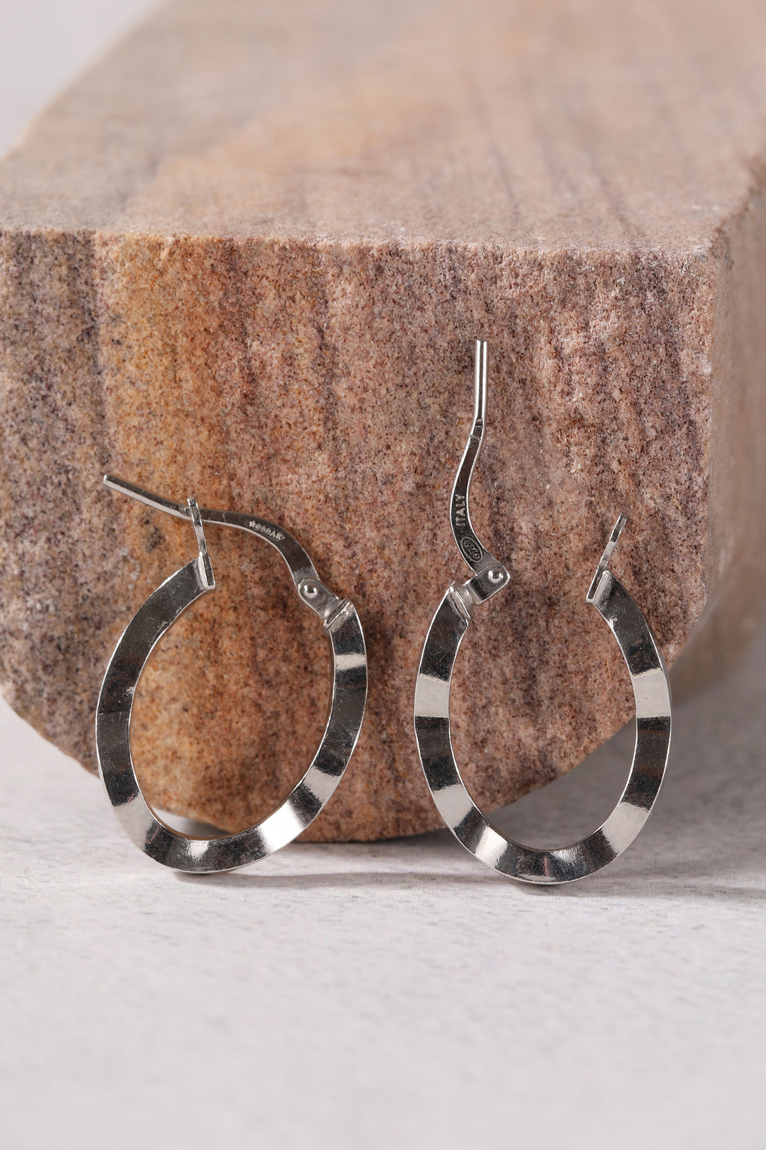 Bold Bliss Silver Hoop