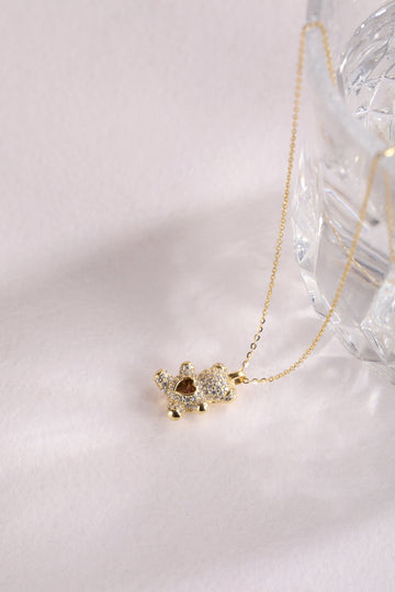 Teddy's Heartbeat Pendant