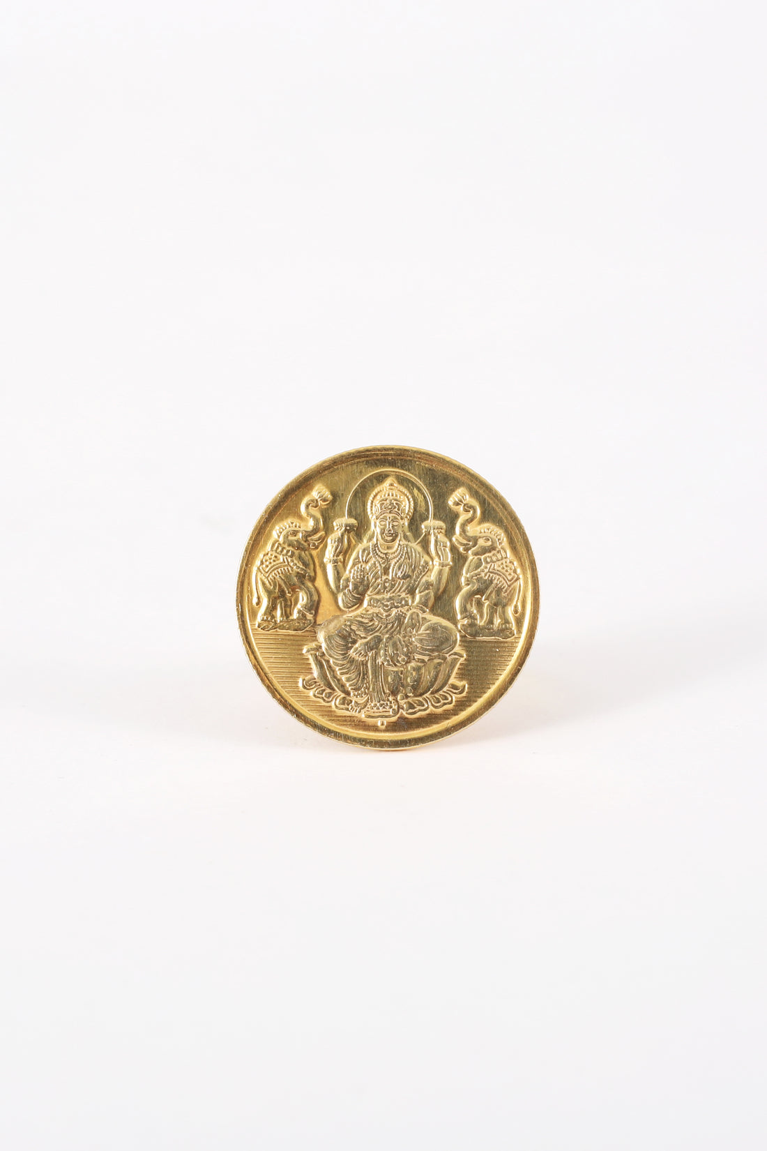 Laxmi Silver Coin Ring