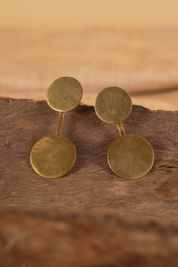 Reeva Detachable Gold Earring