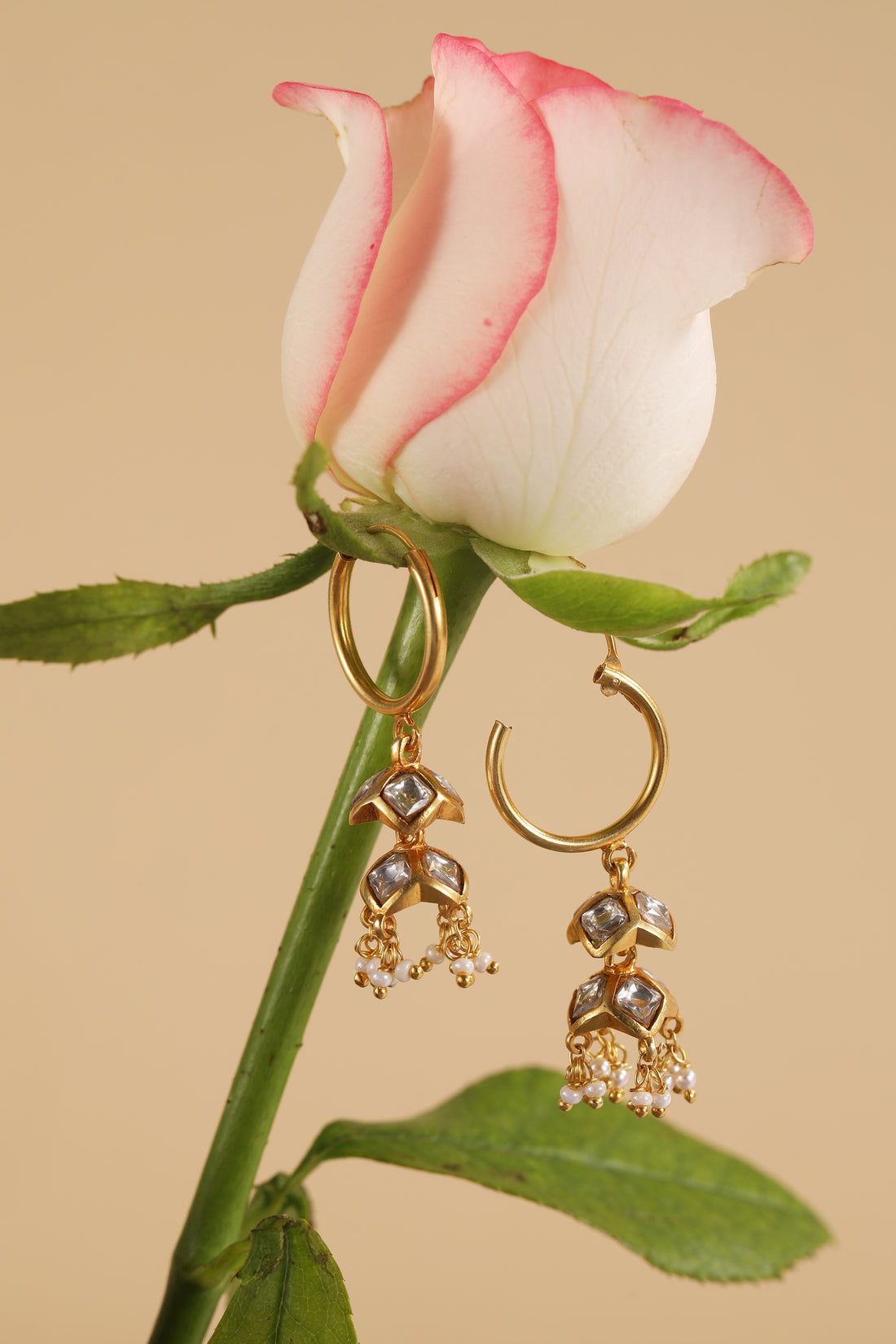 Tahira Golden Jhumka Earring