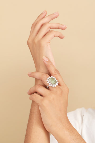 Sage Silver Ring