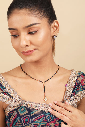 Soulful Knot Silver Mangalsutra
