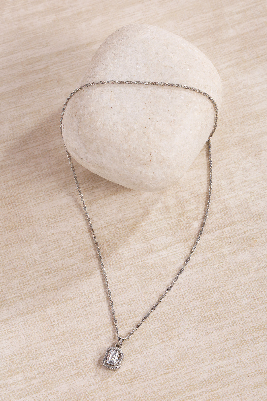 Halo Emerald Pendant
