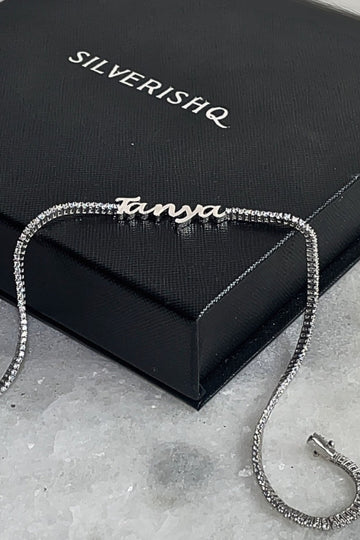 Silver Personalised Chain Necklace