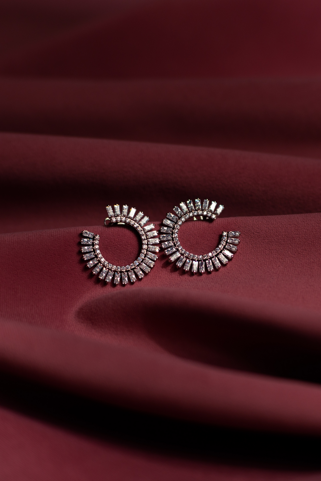 Blingy Circle Earring