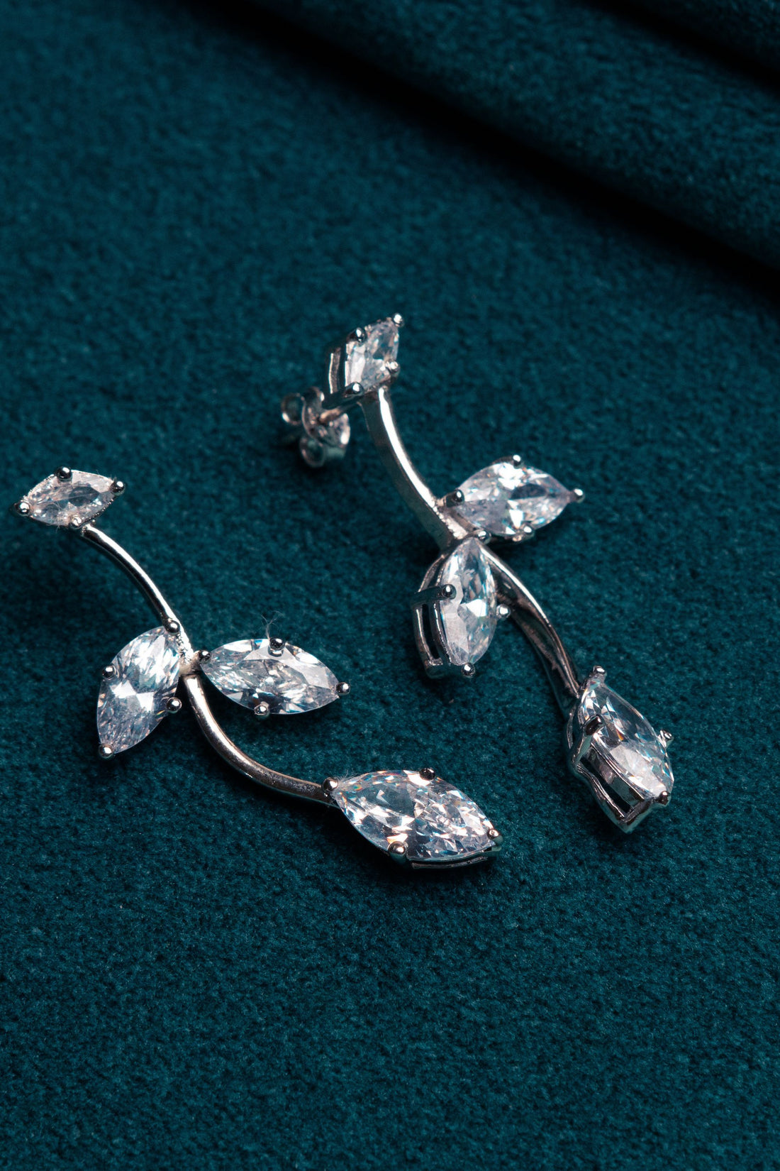 Silver Vines Earring