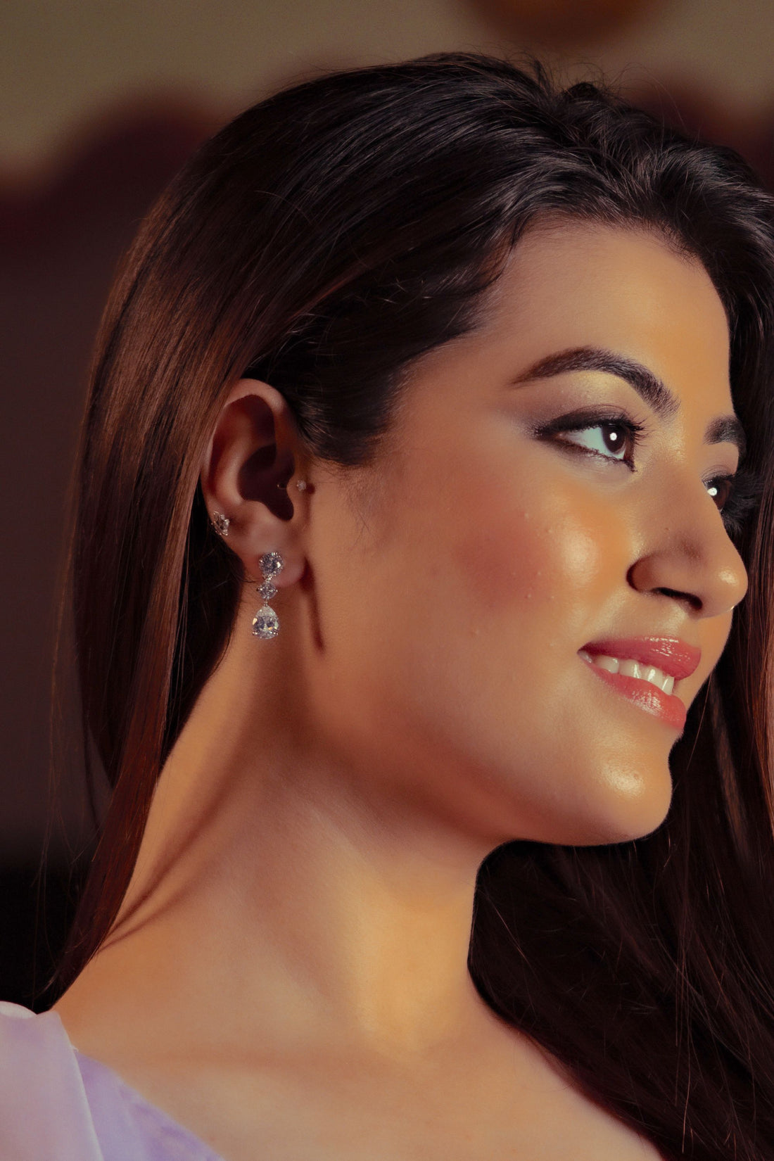 Crystal Drop Earring