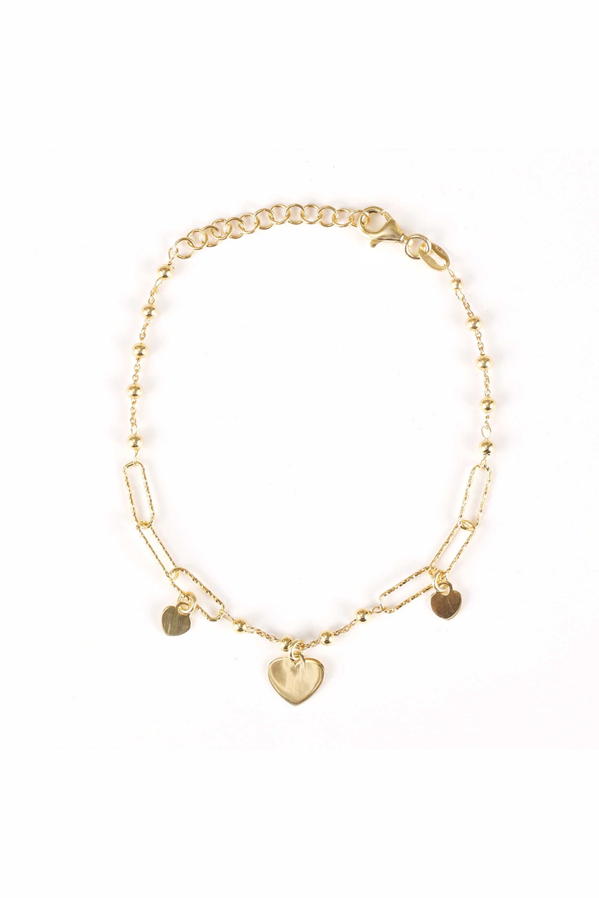 Golden Affection Link Bracelet