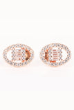 Oval Obsession Rose Gold Earring