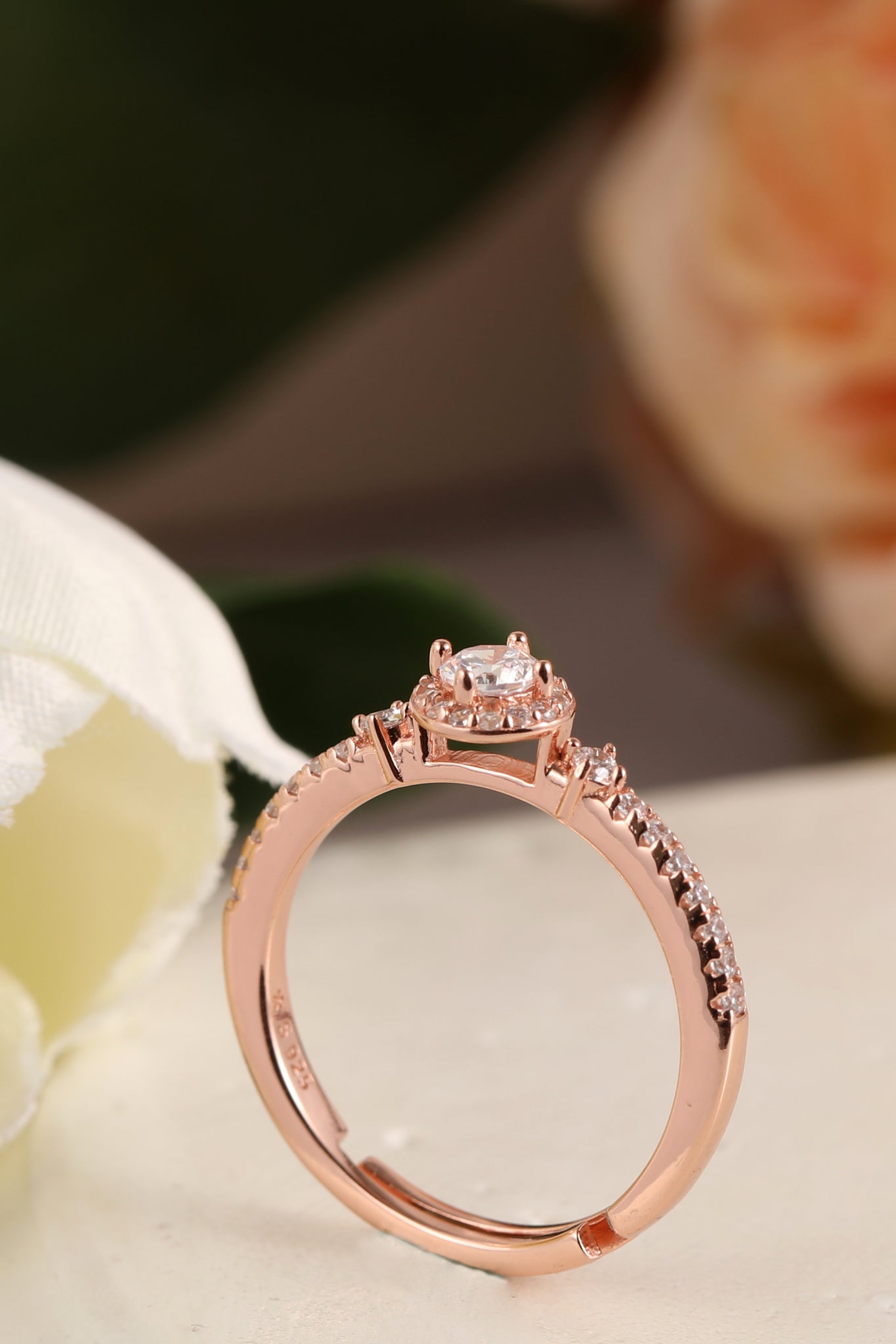 Starlet Rose Gold Stack Ring