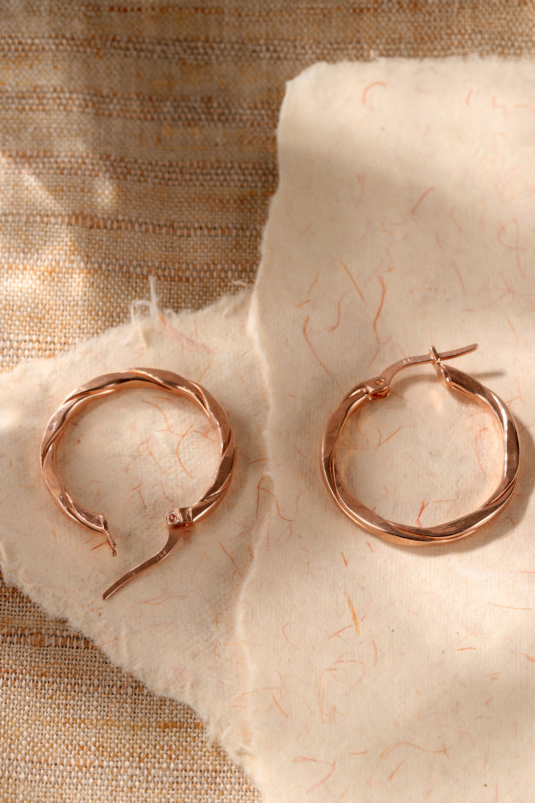 Rose Gold Ariel Hoop Earring