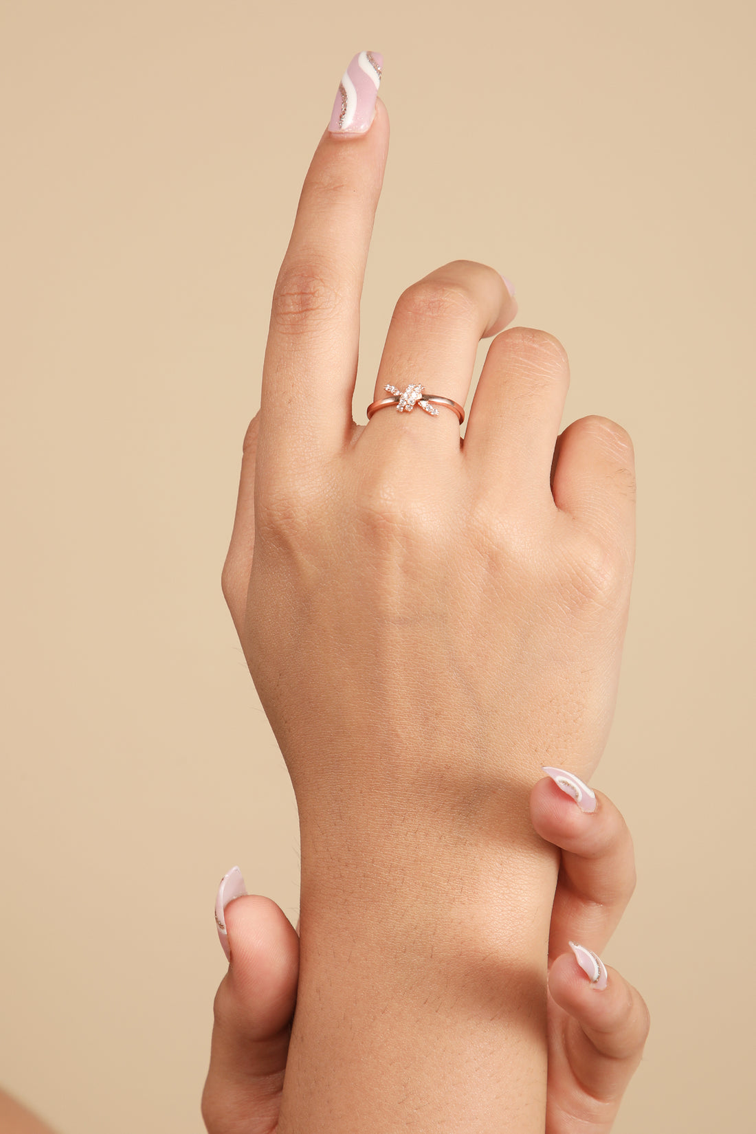 Love Knot Rose Gold Ring