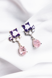 Pink Cluster Earring