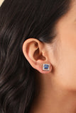Blue Fire Stud Earring
