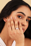 Three Crystal Proposal Ring