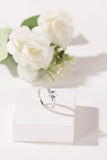 Blue Topaz Silver Couple Band- Valentine Special