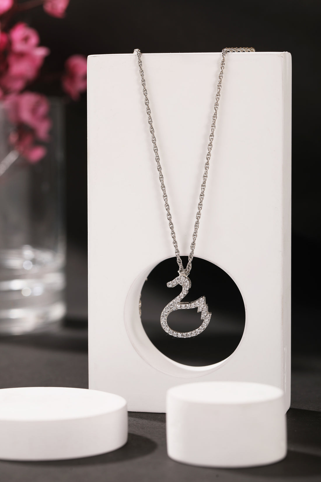 The Crowned Swan pendant