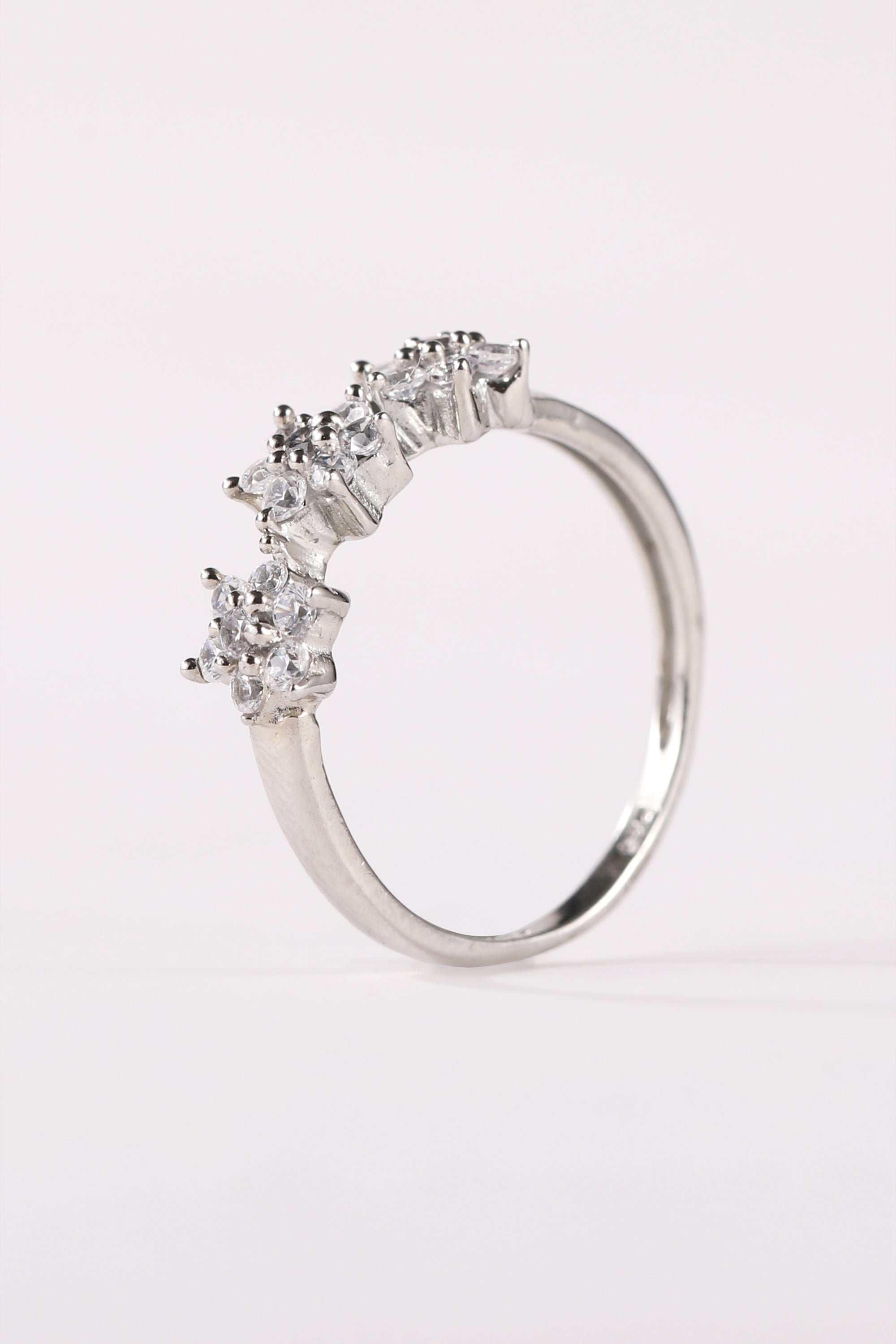 Blossom in Silver Ring