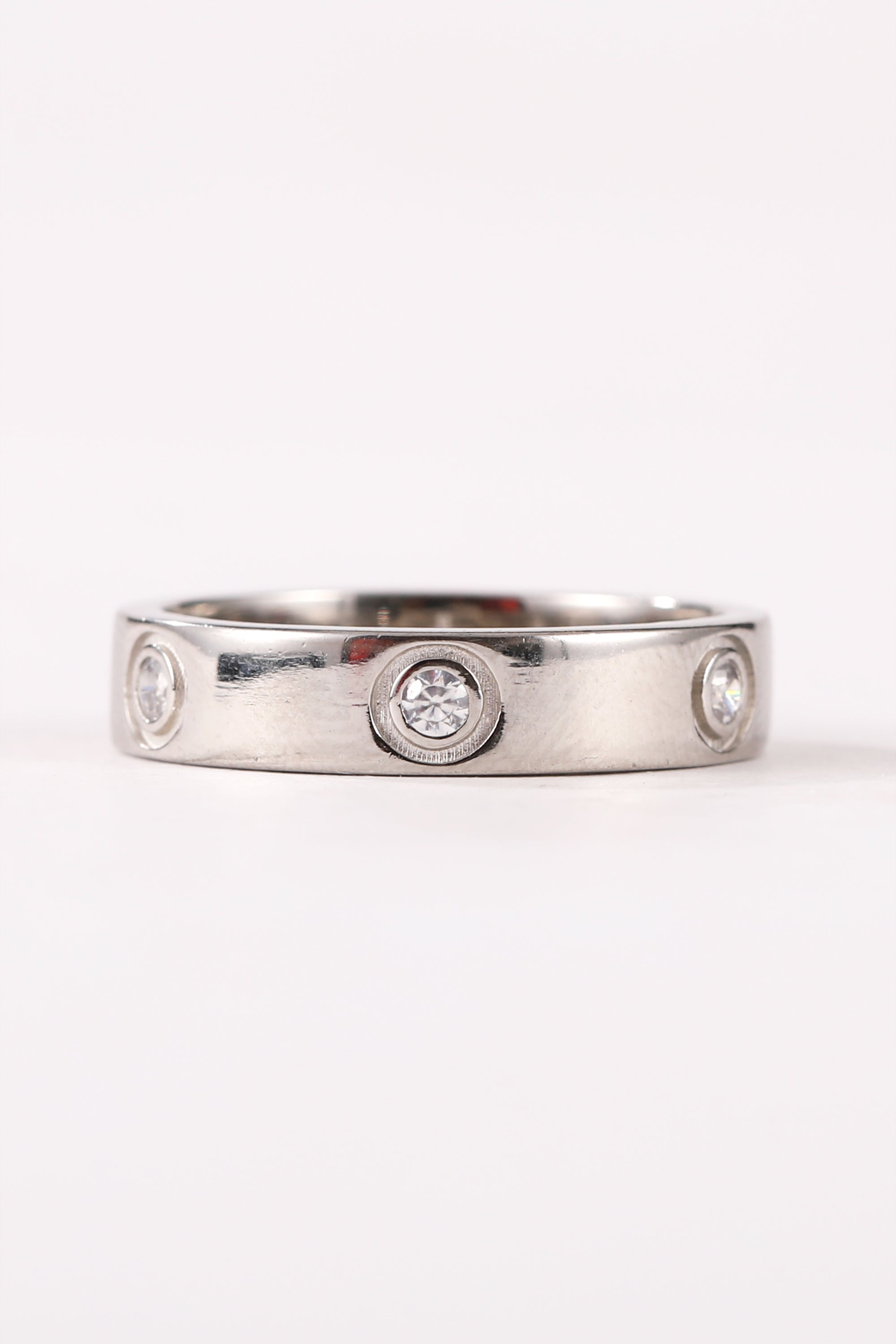 Timeless Silver Men Band Ring- Valentine Special