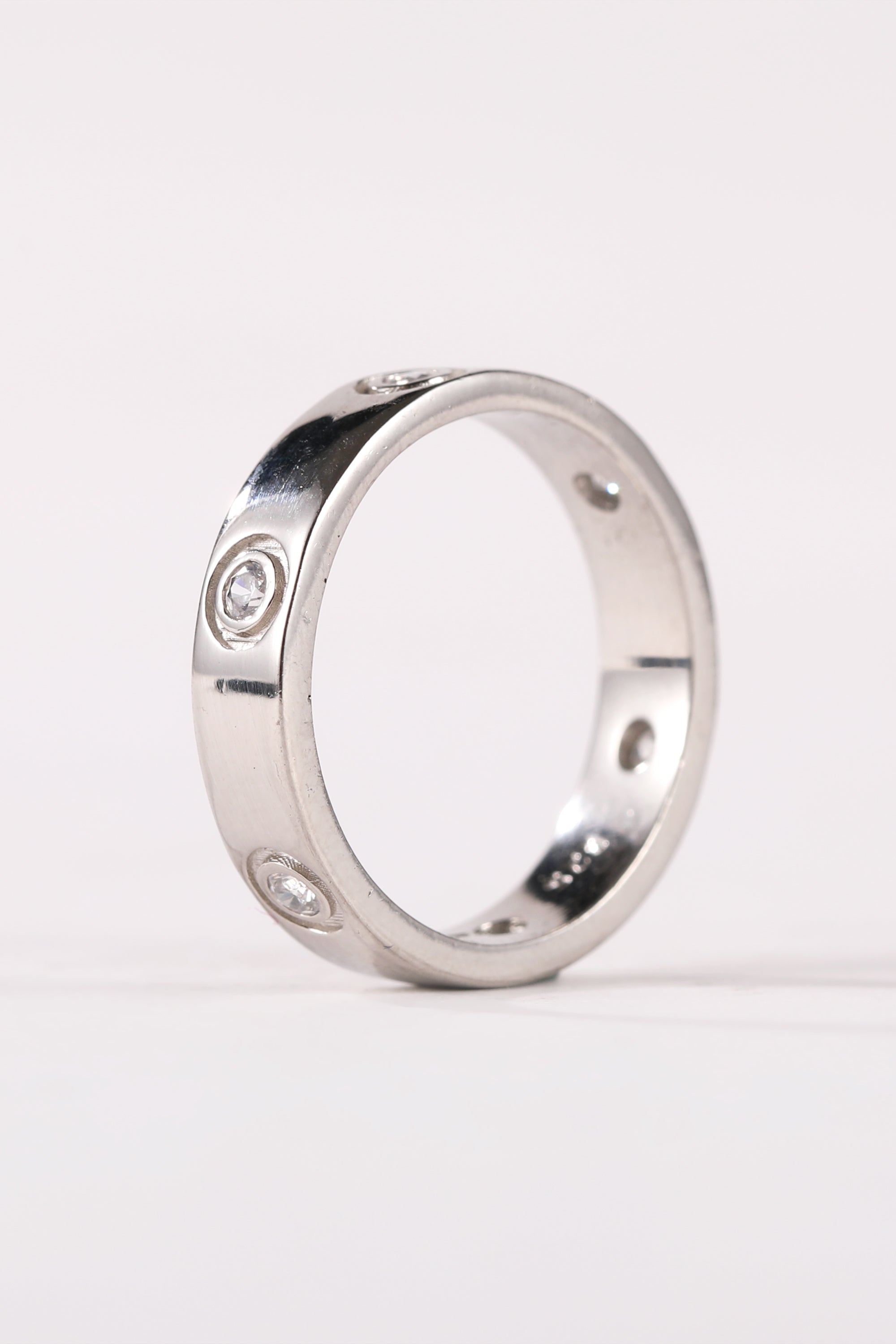 Timeless Silver Men Band Ring- Valentine Special