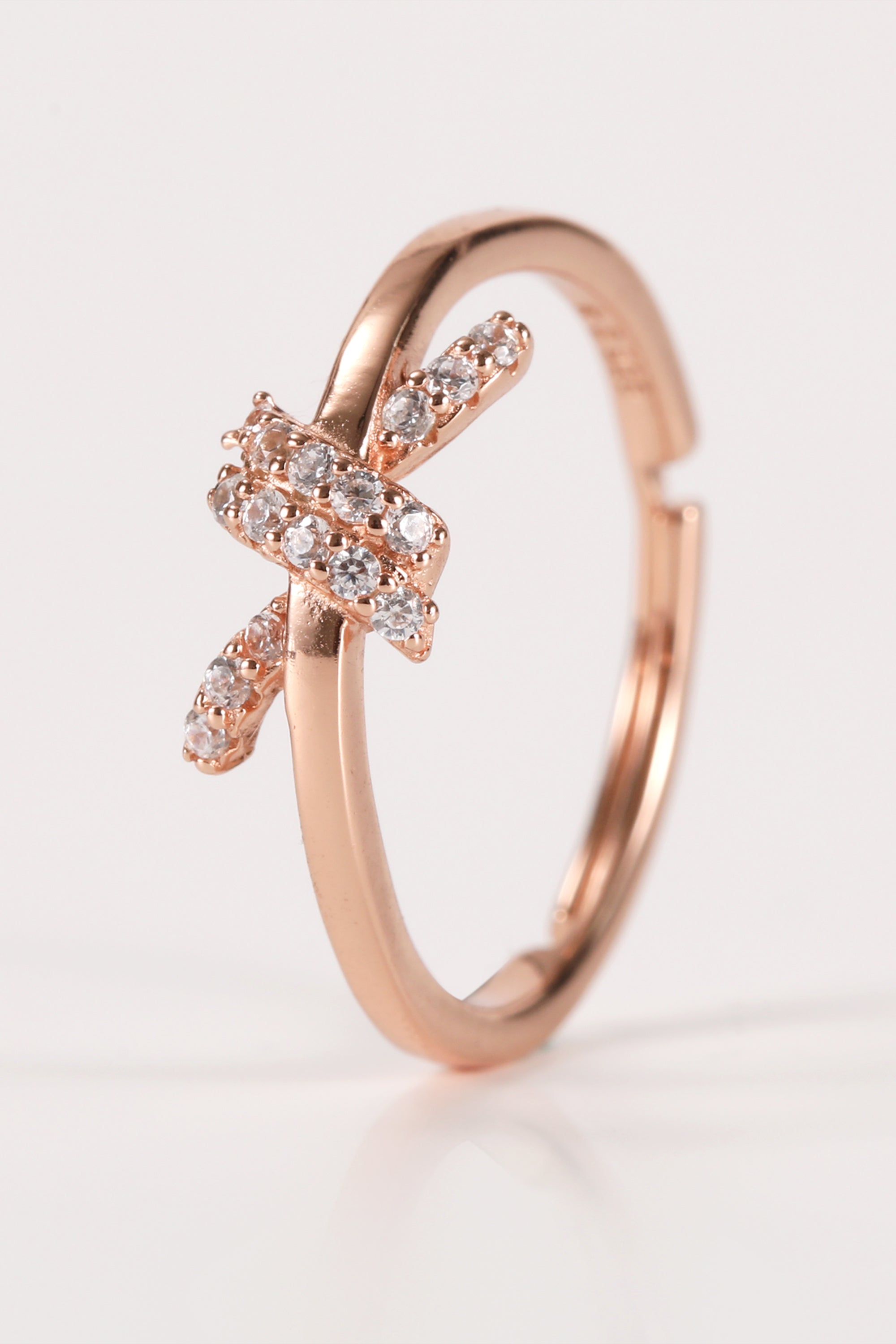 Love Knot Rose Gold Ring