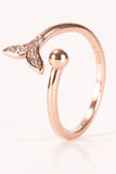 Fishtail Rose Gold Ring