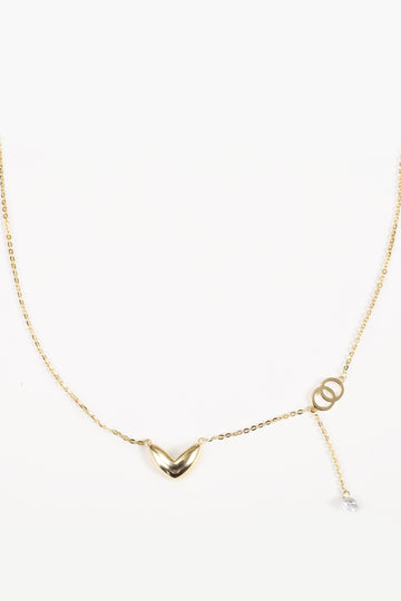 Heartfelt Gold Pendant