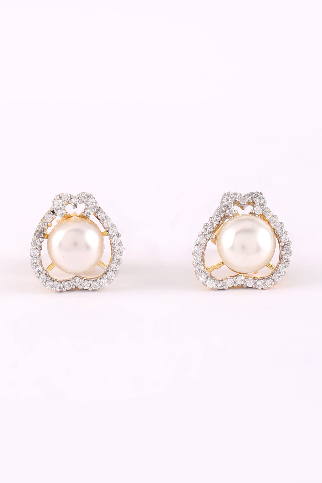 Golden Pearl Studs