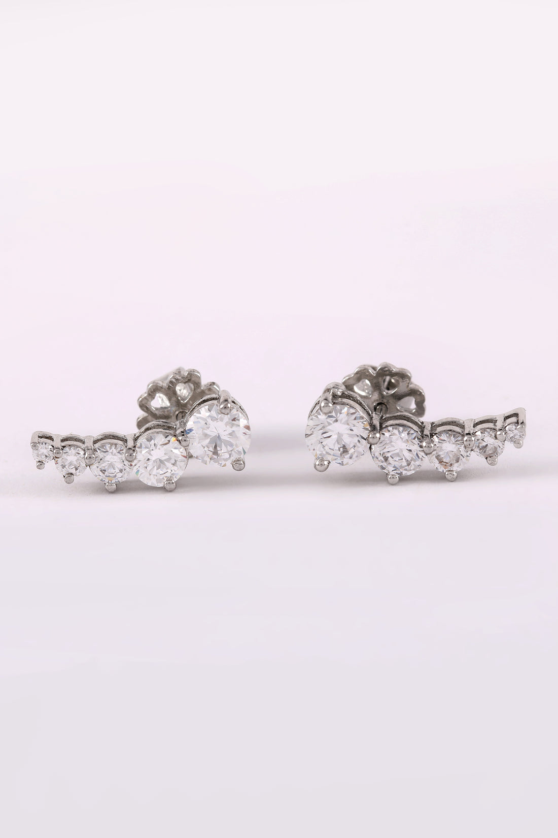 Descending Studded Earcuffs