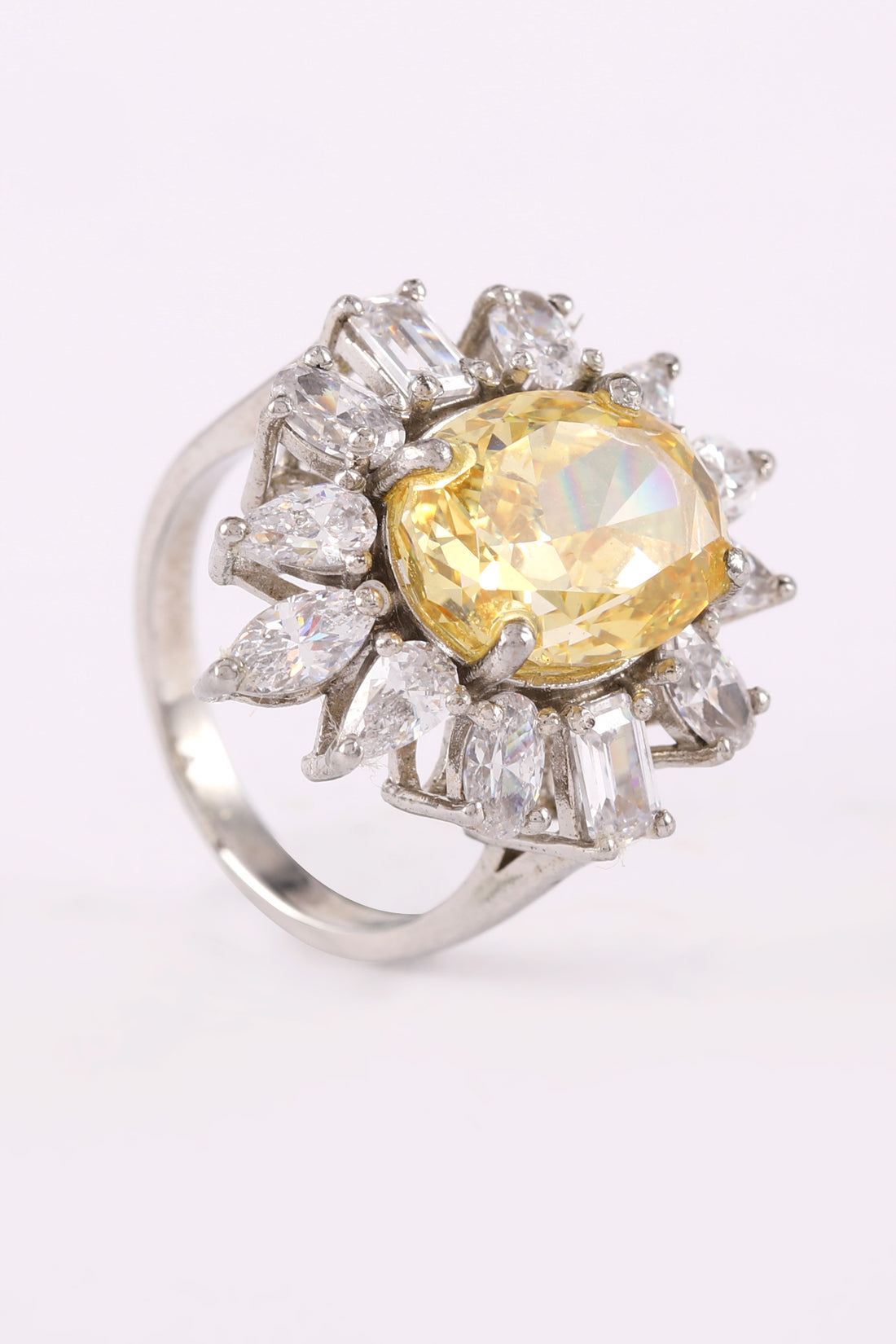 Amber Cocktail Ring