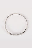 Love Angle Openable Silver Bracelet