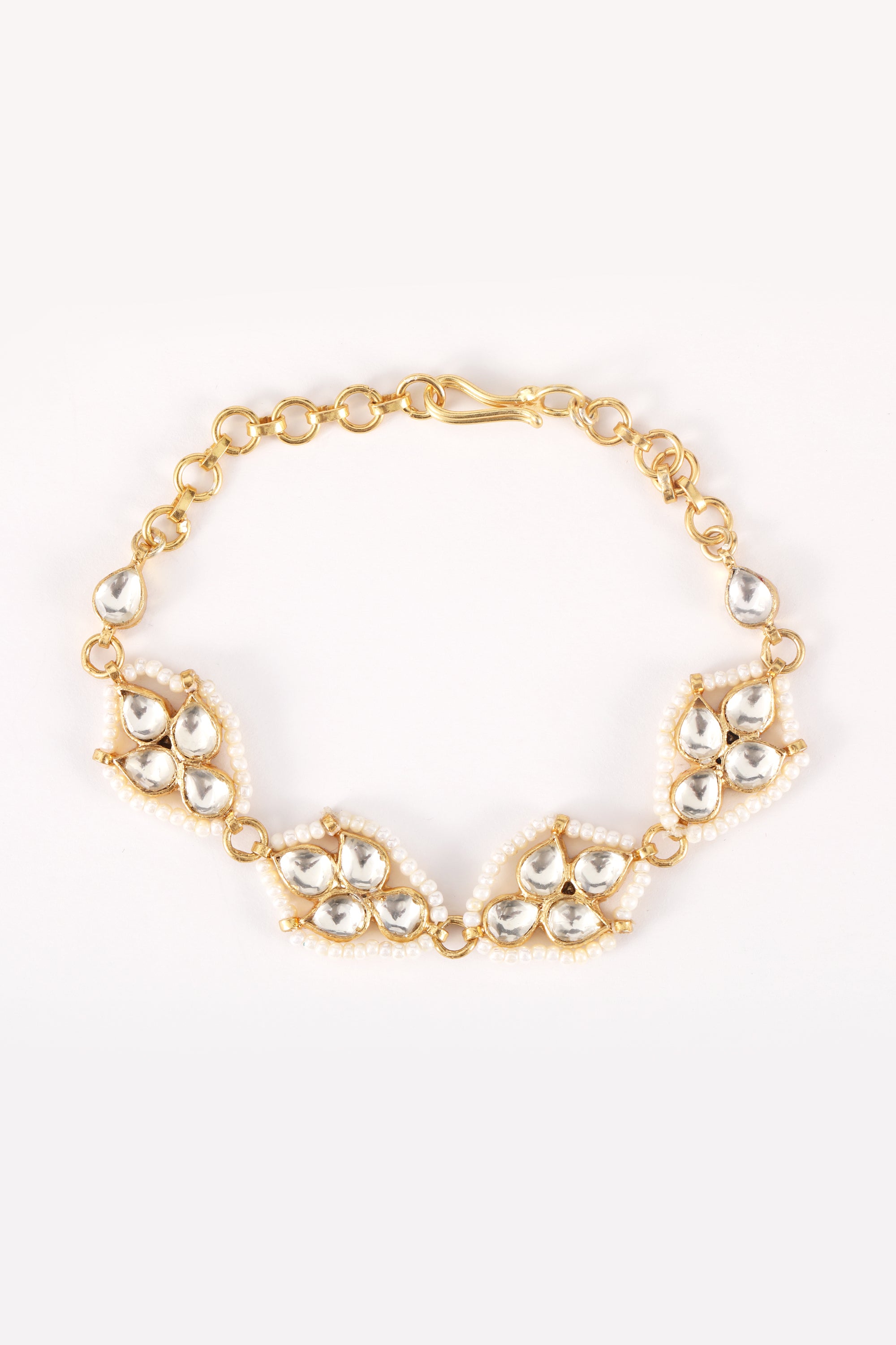 Sahira Gold Openable Bracelet