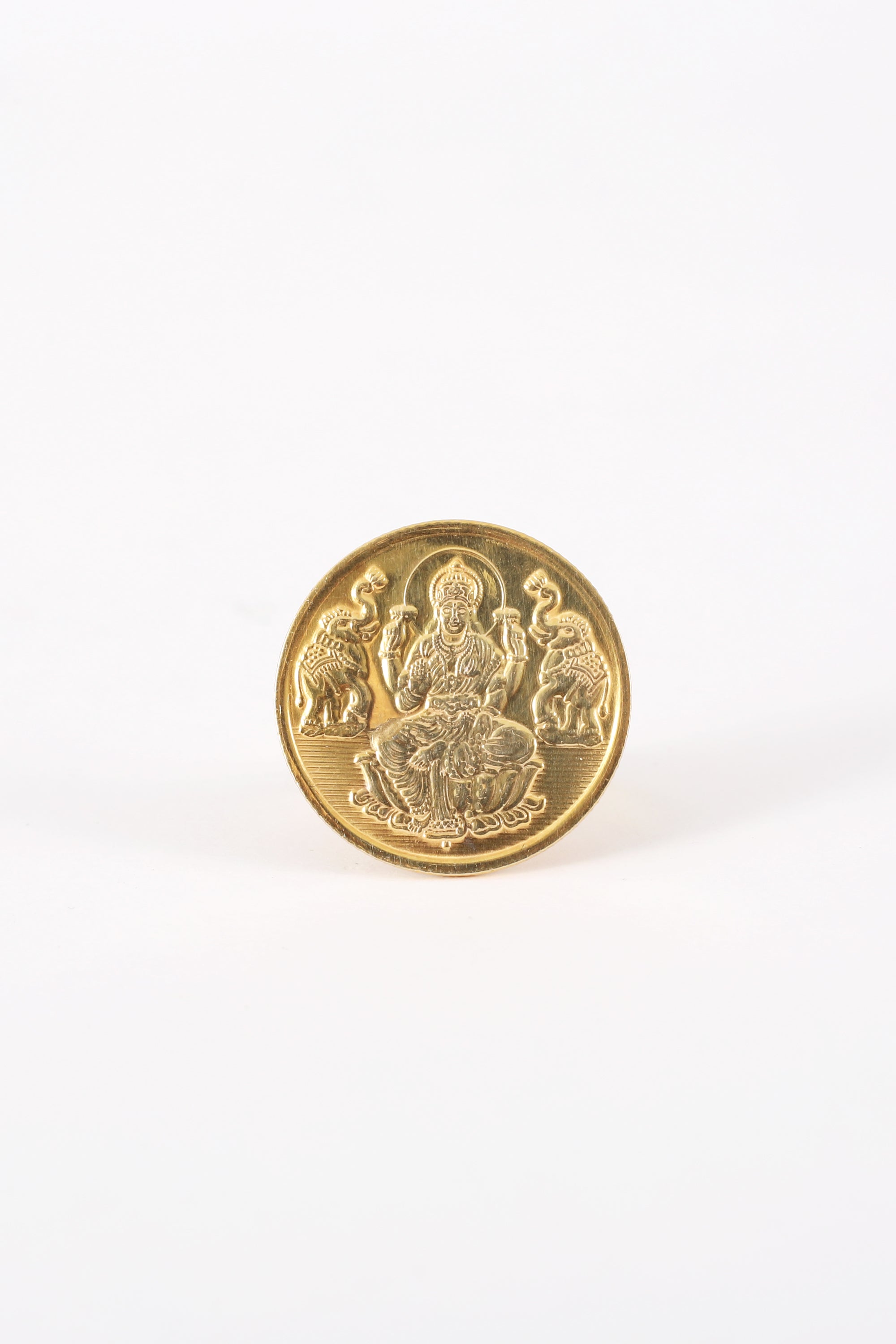 Laxmi Silver Coin Ring
