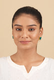 Parnika Green Stud earring