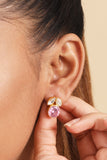 Mira Gold Stud Earring